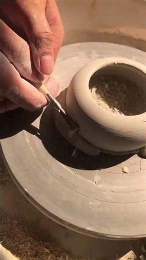 Start from scratch and teach yourself pottery. #clay