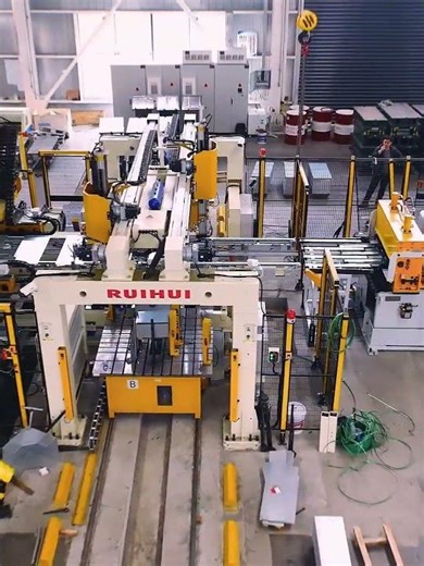 Truss Destacker & 3‑Axis Transfer Stamping Line
