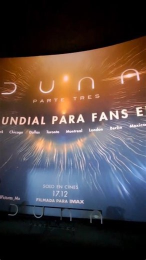 ¡Vimos los primeros minutos de Duna 3!