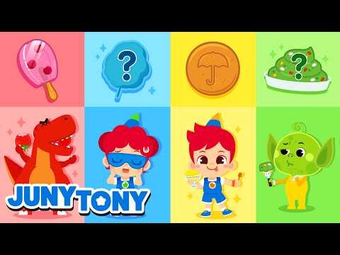 Magical Colorful Desserts! 🌈 | Colorful Songs for Kids (19 Mins) | compilation | JunyTony