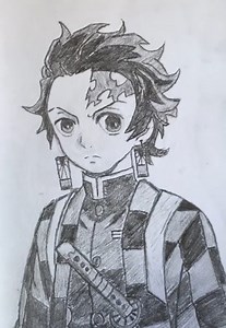 My Tanjiro Sketch – Did I Do It Justice?