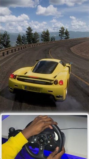 Ferrari Enzo | Drifting in Forza Horizon 5 | Logitech G920 Gameplay #shorts #gaming #racing #drift