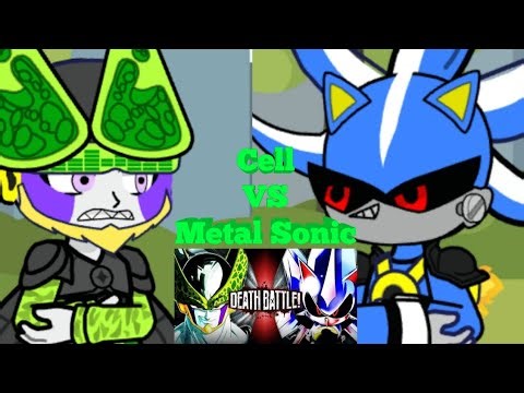 Dragon Ball And Sonic Reacts To Cell VS Metal Sonic! | Death Battle Gacha Reaction