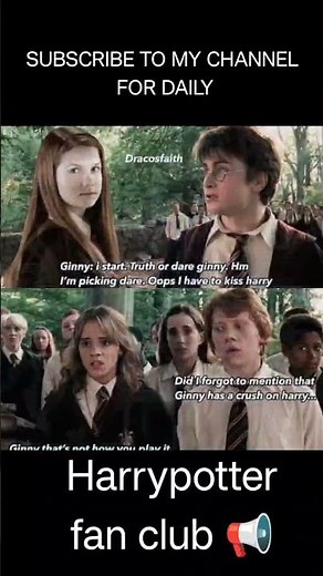 Ginny’s Hilarious Truth or Dare 😂 | Harry Potter Funny Edit | Viral Short #harrypotter#shorts#memes