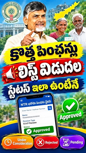 స్టేటస్ ఇలా ఉంటే పింఛను రాదు | Pension Status Online
