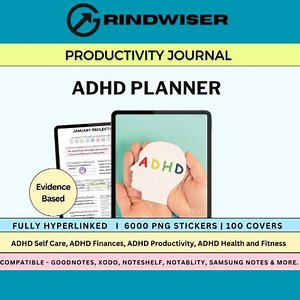 ADHD Life Planner | Digital/printable | Daily/weekly/yearly Organizer & Habit Tracker | Goal Setting | Finance/budget | Mental Health - Etsy Canada