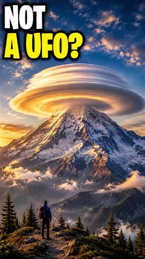 This Mountain Creates Its Own UFO-Looking Cloud! ☁️🏔️