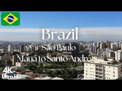 The Real São Paulo Drive 🇧🇷 | From Mauá’s Hills to Santo André’s Urban Corridors (4K)