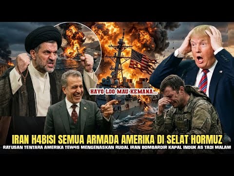 🔴DUNIA TERNGANGA! - 400 TENTARA & SEMUA KAPAL AS H4BIS TAK TERSISA ~ AMERIKA KEHILANGAN SEGALANYA