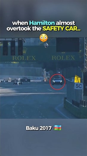 Hamilton Almost Overtaking SAFETY CAR 💀