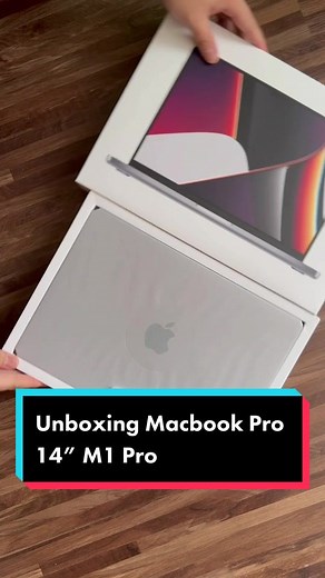 The New MacBook Pro 14” M1 Pro (2021). So exciting #unboxing #asmr #macbook #foryou #asmr #tiktokbrunei