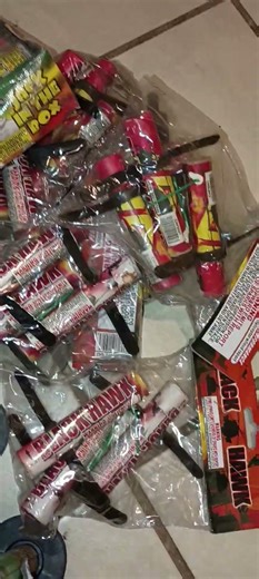 some contraband that I got rid of before the new law took effect#fireworks novelties