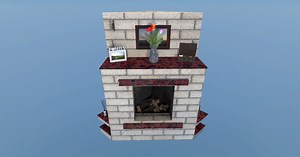 Corner Fireplace | 3D Props | Unity Asset Store