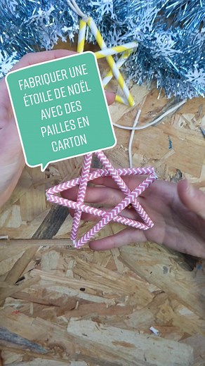 🌟 Tuto étoile de Noël avec des pailles en carton 🎅 Voici comment fabriquer de jolies étoiles de Noël avec des pailles en carton qui pourront te servir à décorer ton sapin, ta table ou faire de jolies carte de Noël #tutonoel #diynoel #decorationnoel #actovitemanuelle #activitemamanenfant #activitenoel #bricolagenoel #noelfaitmain #etoiledenoel #noelrecup #recyclemeplay #deconoeldiy #mamancreative #easycraft #easycraftideas #christmasdiy #christmasdiydecor #etoiledenoel #decorecup ##tablenoel