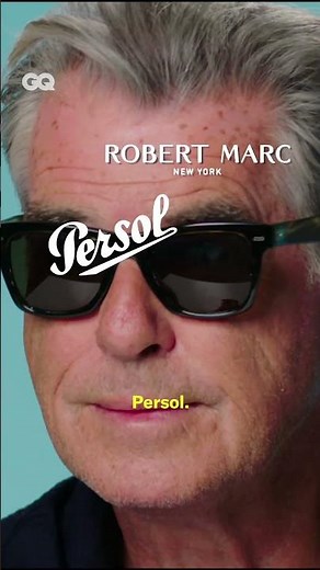 Pierce Brosnan is a Sunglasses Connoisseur