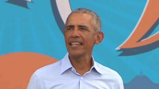 Obama takes hard swings at Trump while campaigning in Florida