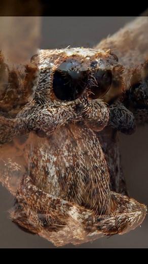 2.1K views · 53 reactions | Take a close look at the mesmerizing eyes of the ogre-faced spider! Up close, their beauty and uniqueness are truly stunning. #spider #fblifestyle #arachnids #macrovideography #nature #wildlife #HDVideoQuality | Behind the Lens | Facebook