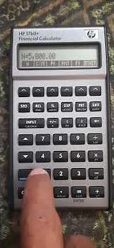 Hewlett Packard HP 17BII+ Financial Calculator