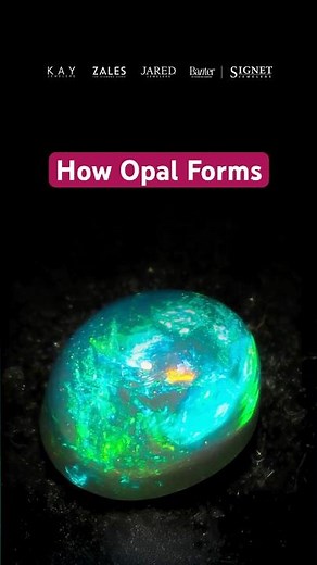 How Opals Are Born Inside the Earth 🌍 #opal #chemistry #science