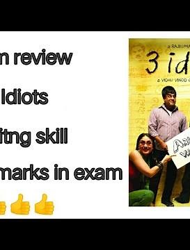 Film review - 3 Idiots for Exam | Writing skill | Class 11 and 12 | Maharashtra board | #Boardexam
