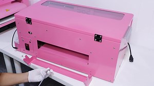 13inch Haolic DTF Printer Tshirt Printing Machine for Small Business Desktop DTF Printer 30cm Pink DTF Printer XP600