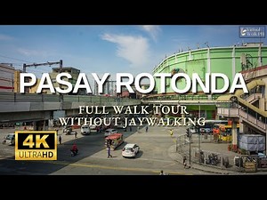 Pasay Rotonda Walk Tour Without Jaywalking | Guide For Tourists and Passersby | Metro Manila