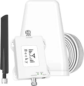Home Cell Phone Signal Booster, Used for AT&T, T-Mobile and More, Band 12/17 700MHz 70dB Cell Phone Booster, Boost 5G 4G LTE Signal, Signal Repeater Boost Voice and Data Improve Cellular Signal