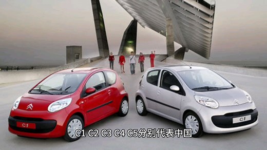 C1、C2、C3、C4、C5分别代表中国机动车驾驶证中的不同准驾车型