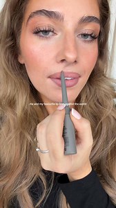 Lip Sculpt try on with @xanthi.deftereos. Xanthi wears shade Fawn. | REFY