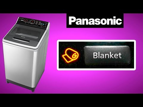 How To Use "Blanket" Program? Panasonic Fully Automatic Washing Machine Demo Review [ENG Sub]