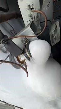 Trane package unit totally iced over!
