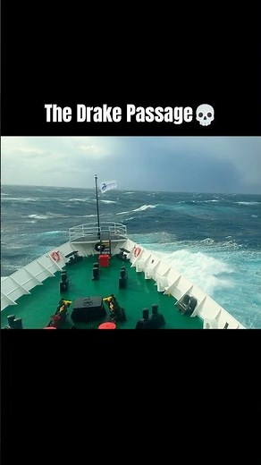 World’s Most Dangerous Sea 🌊 | Drake Passage🚢 #drakepassage #antarctica #ocean #travelwithak