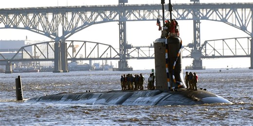 USS South Dakota submarine returns from deployment