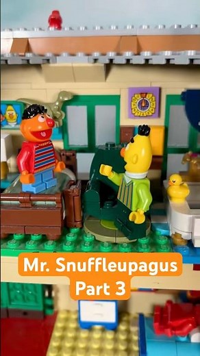 Mr. Snuffleupagus - Part 3 #lego #legostopmotion #sesamestreet #elmo #kermit #toys #funny