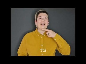 New Zealand sign language - tūī