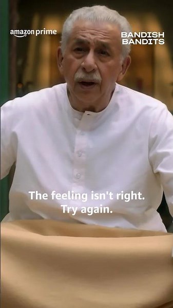An Artist's Golden Advice | Bandish Bandits | Naseeruddin Shah, Ritwik Bhowmik | #primevideoindia