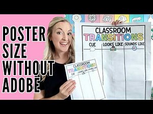How to Print a Poster On Multiple Pages UPDATED