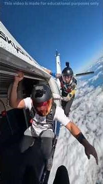 Deadliest Skydiving Ever!!! #shorts