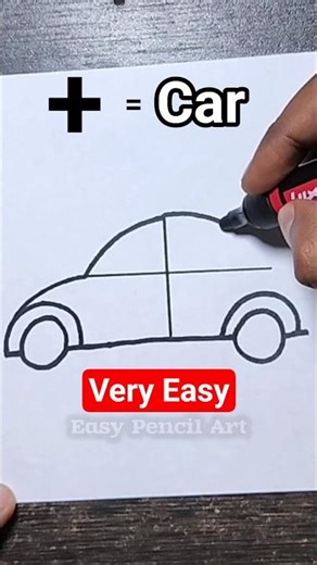 Very easy car drawing | How to draw car | Car kese banaye | car ki drawing | Car video