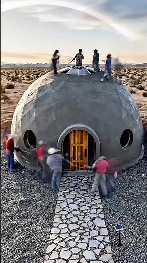 Incredible Airform Dome House Construction Time-Lapse 🏗️ From Balloon to Bunker!
