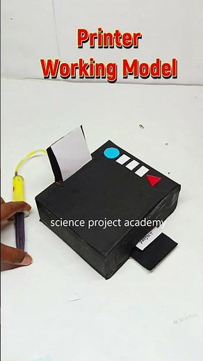 printer working model using syringes - computer output project - diy - science project academy