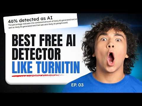 I compared 6 FREE AI detectors to Turnitin New Detection Tool | Shocking Results