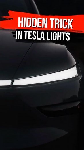 Tesla's Hidden Headlight Design
