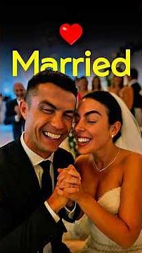 Ronaldo and Georgina Marriage! 💍