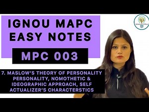 MPC 003 Easy Notes Explanation Part 7 #ignoumapc #mpc003