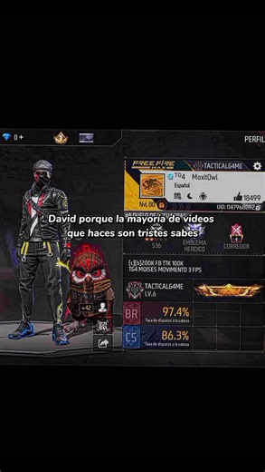 Todo tiene una razón🫤 #frases #garena #tg4moises #garenafreefire #freefire