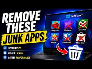 How To Remove Bloatware From Windows 11 Properly | Speed Up Your PC & Free Space