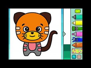 Bimi Boo Kids Colouring Games - Gun Colouring Games for Toddlers & Preschool Learning