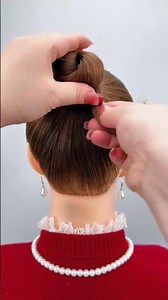 😍 Perfect Bun in 5 Seconds 💫 | Magic Hair Bun Maker Trick ✨ | Beautiful Hairstyle Hack #shorts