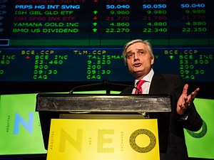Toronto's NEO exchange to be acquired by Chicago's Cboe Global Markets